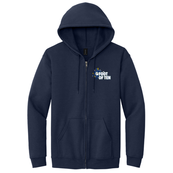 Navy Heavy Blend Full-Zip Hoodie
