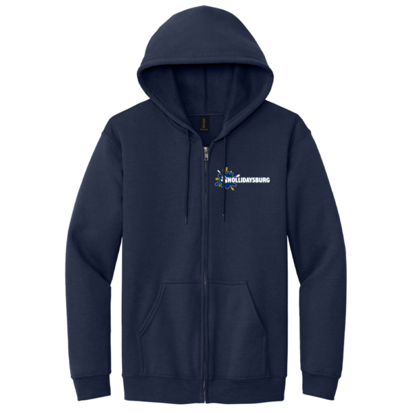 Navy Heavy Blend Full-Zip Hoodie