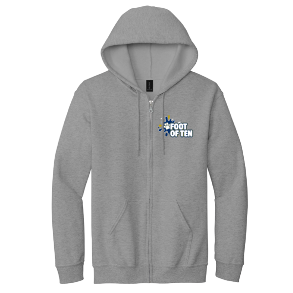 18600-SPGREY-FOT Sport Grey Heavy Blend Full-Zip Hoodie