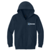 18600B-NAVY-HOL Youth Navy Heavy Blend Full-Zip Hoodie