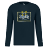 Youth Navy Long Sleeve Performance Tee