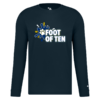 Youth Navy Long Sleeve Performance Tee