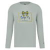 4104-SILVER-BOWHOL Silver Long Sleeve Performance Tee