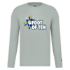 4104-SILVER-SPLASHFOT Youth Silver Long Sleeve Performance Tee
