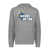 5414-GREY-SPLASHF Charcoal Heather 60/40 Fleece Pullover Hoodie