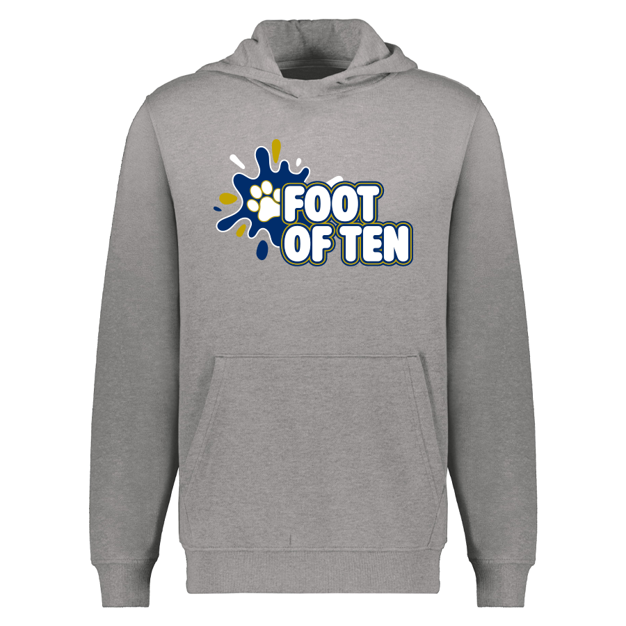 5415-CHARCOAL-SPLASHFOT Youth Charcoal Heather 60/40 Fleece Pullover Hoodie