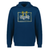 5415-NAVY-BOWFOT Youth Navy 60/40 Fleece Pullover Hoodie