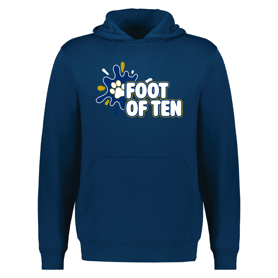 5415-NAVY-SPLASHFOT Youth Navy 60/40 Fleece Pullover Hoodie