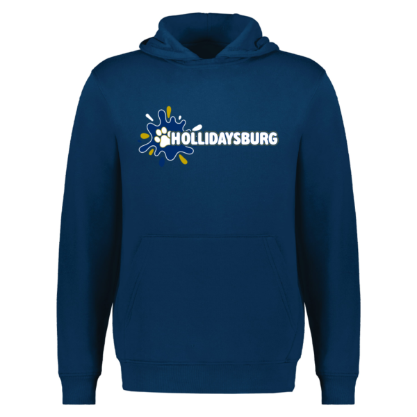 5415-NAVY-SPLASHHOL Youth Navy 60/40 Fleece Pullover Hoodie