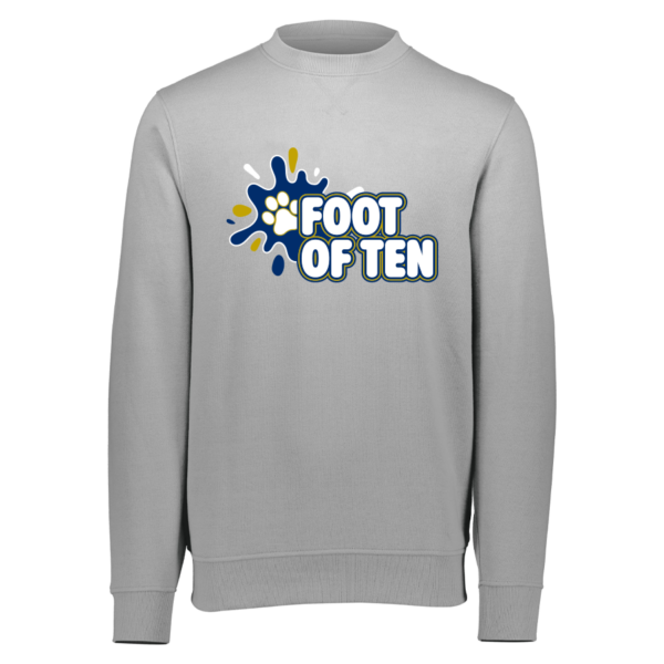 5416-CHARC-SPLASHFOT Charcoal Heather 60/40 Fleece Crewneck