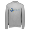 5416-CHARC-SPLASHHOL Charcoal Heather 60/40 Fleece Crewneck