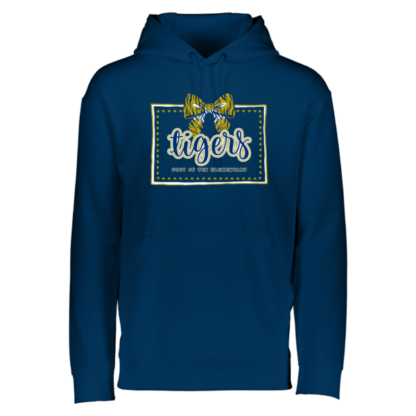 Navy Wicking Fleece Pullover Hoodie