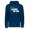Navy Wicking Fleece Pullover Hoodie