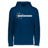 Navy Wicking Fleece Pullover Hoodie