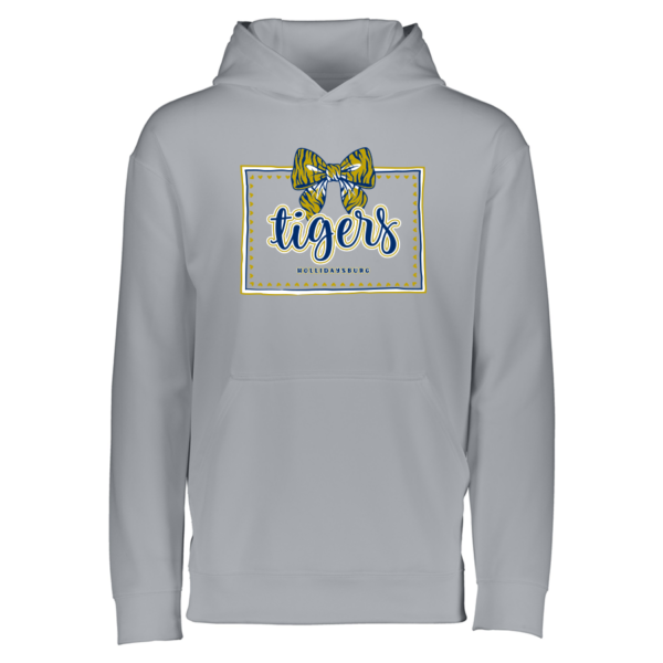 5506-ATH-BOWHOL Youth Athletic Heather Wicking Fleece Pullover Hoodie