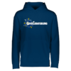 5506-NAVY-SPLASHHOL Youth Navy Wicking Fleece Pullover Hoodie