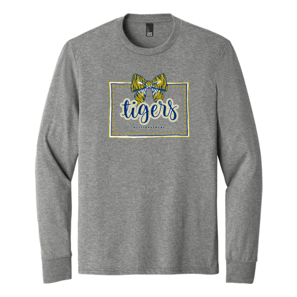 DM132-GREY-BOWHOL Grey Frost Super Soft Tri Long Sleeve Tee