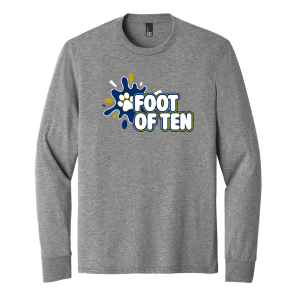 DM132-GREY-SPLASHFOT Grey Frost Super Soft Tri Long Sleeve Tee