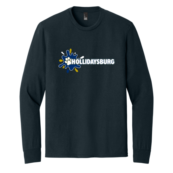 New Navy Super Soft Tri Long Sleeve Tee