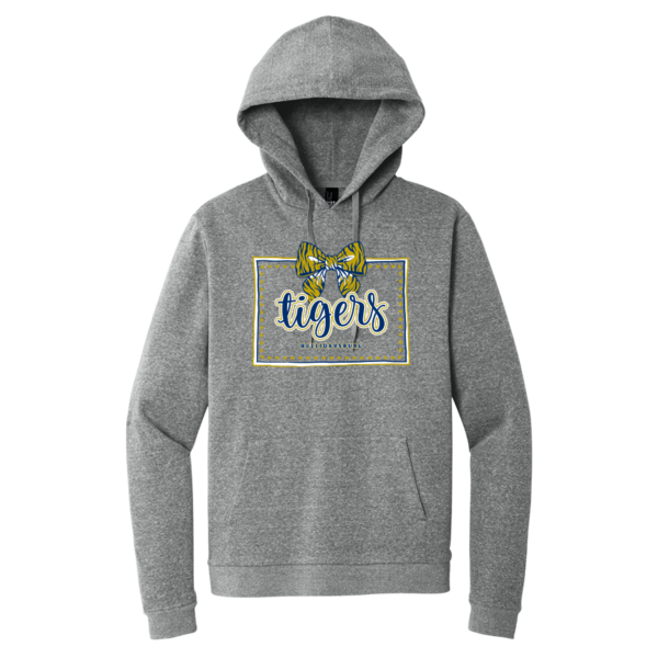 DT1300-GREY-BOWHOL Grey Frost Super Soft Tri Fleece Pullover Hoodie
