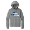 DT1300-GREY-SPLASHFOT Grey Frost Super Soft Tri Fleece Pullover Hoodie