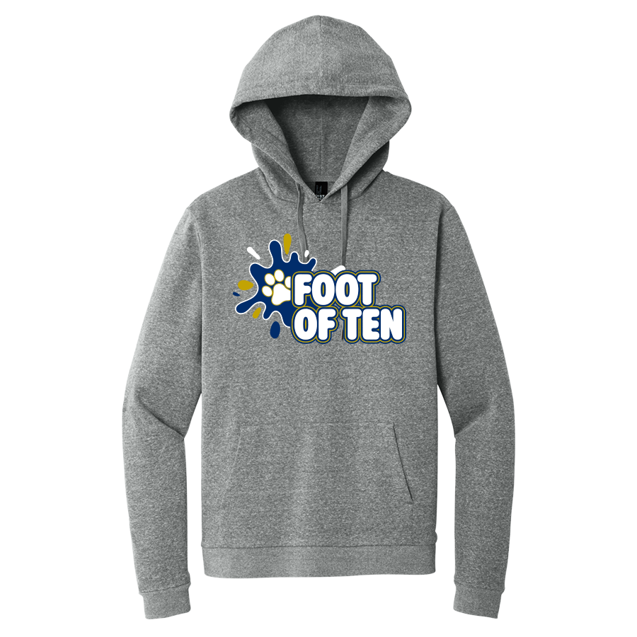 DT1300-GREY-SPLASHFOT Grey Frost Super Soft Tri Fleece Pullover Hoodie
