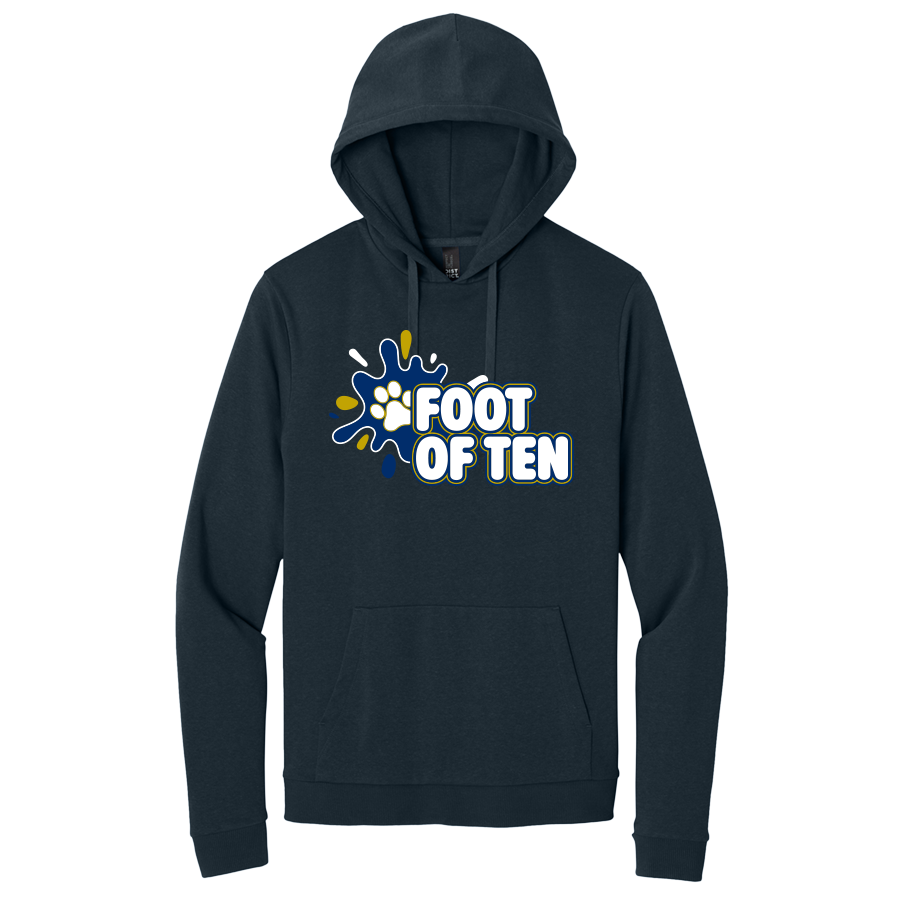 DT1300-NAVY-SPLASHFOT New Navy Super Soft Tri Fleece Pullover Hoodie