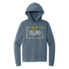DT1300-NAVYFROST-BOWHOL Navy Frost Super Soft Tri Fleece Pullover Hoodie