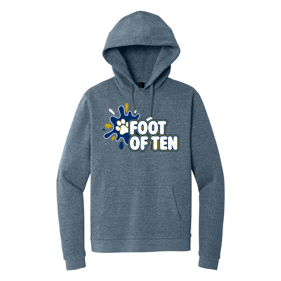 DT1300-NAVYFROST-SPLASHFOT Navy Frost Super Soft Tri Fleece Pullover Hoodie