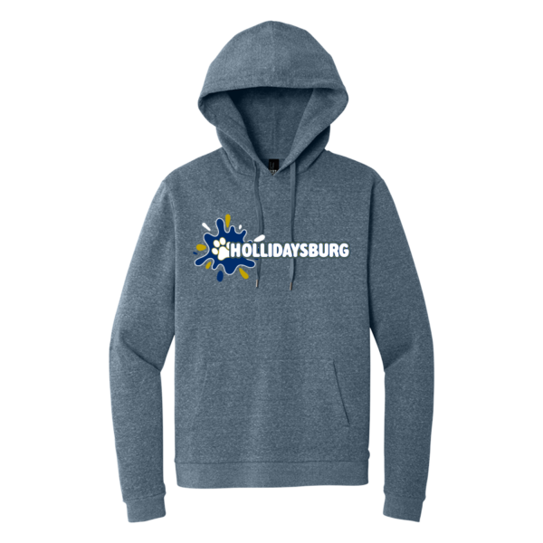 DT1300-NAVYFROST-SPLASHHOL Navy Frost Super Soft Tri Fleece Pullover Hoodie