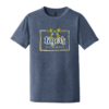 DT130Y-FROST-BOWF Navy Frost Super Soft Tri Tee