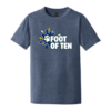DT130Y-FROST-SPLASHF Navy Frost Super Soft Tri Tee