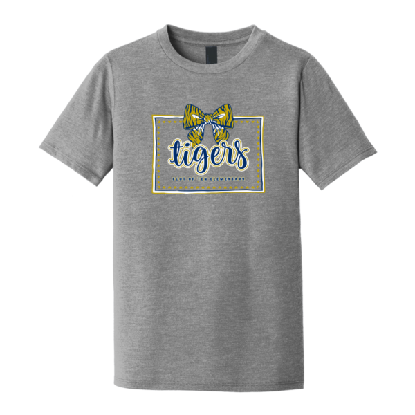 DT130Y-GREY-BOWF Youth Grey Frost Super Soft Tri Tee
