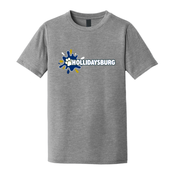 DT130Y-GREY-SPLASHH Youth Grey Frost Super Soft Tri Tee
