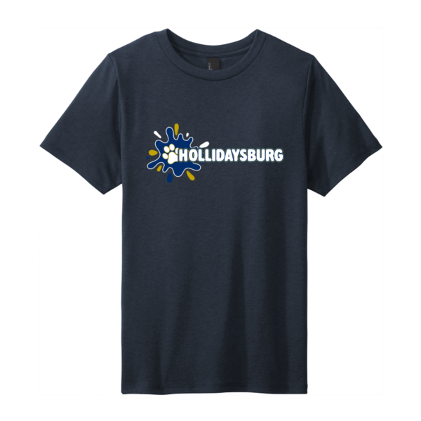 DT130Y-NAVY-SPLASHH New Navy Super Soft Tri Tee