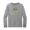 DT132Y-GREY-BOWFOT Youth Grey Frost Super Soft Tri Long Sleeve Tee