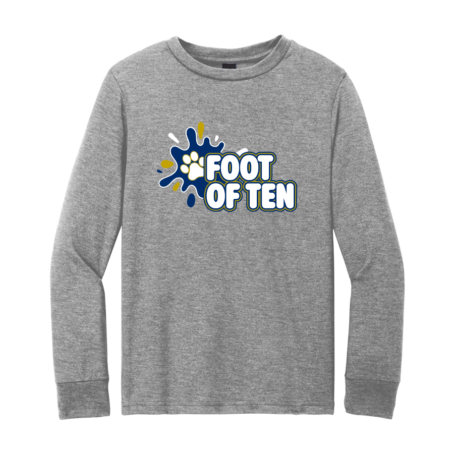 Youth Grey Frost Super Soft Tri Long Sleeve Tee