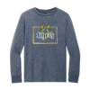 Youth Navy Frost Super Soft Tri Long Sleeve Tee