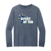Youth Navy Frost Super Soft Tri Long Sleeve Tee