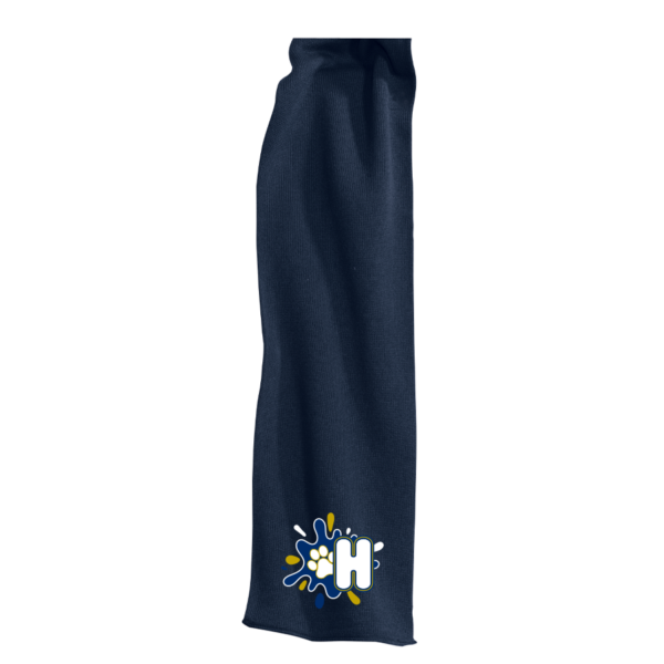 Navy Knitted Scarf