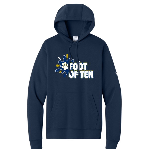 NKDR1499-NAVY-SPLASHFOT Midnight Navy Nike Pullover Hoodie