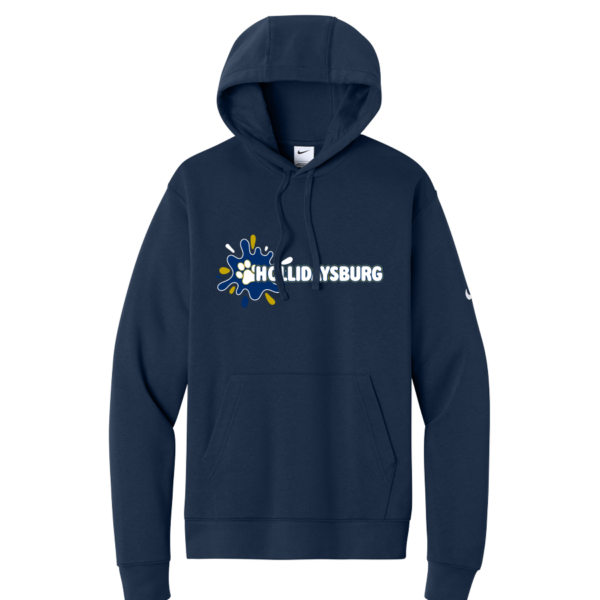 NKDR1499-NAVY-SPLASHHOL Midnight Navy Nike Pullover Hoodie