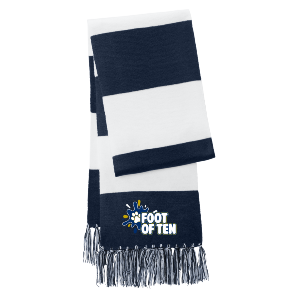 True Navy/White Spectator Scarf