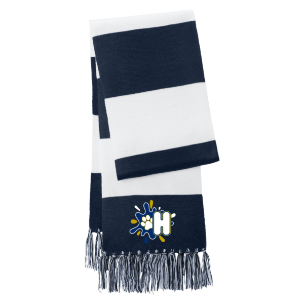 True Navy/White Spectator Scarf
