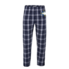 Youth Navy/Silver Poly Flannel Pant
